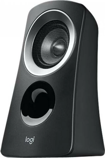 Altoparlantë, Logitech, Z313 (980-000413), sistem 2.1 25W RMS me nën-bas kompakt dhe kontroll me kabllo, me dalje për kufje, e zezë