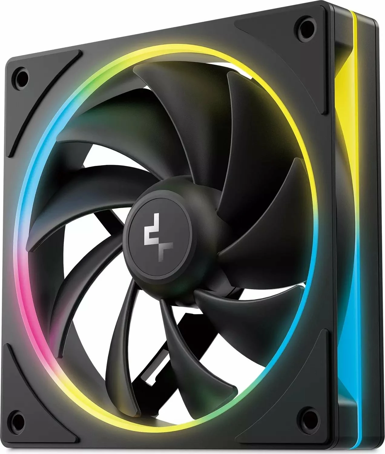 Ventilator kasë Deepcool FL12 SE (R-FL12SE-BKAPN3-G) 120mm PWM ARGB, paketë 3 copë, i zi