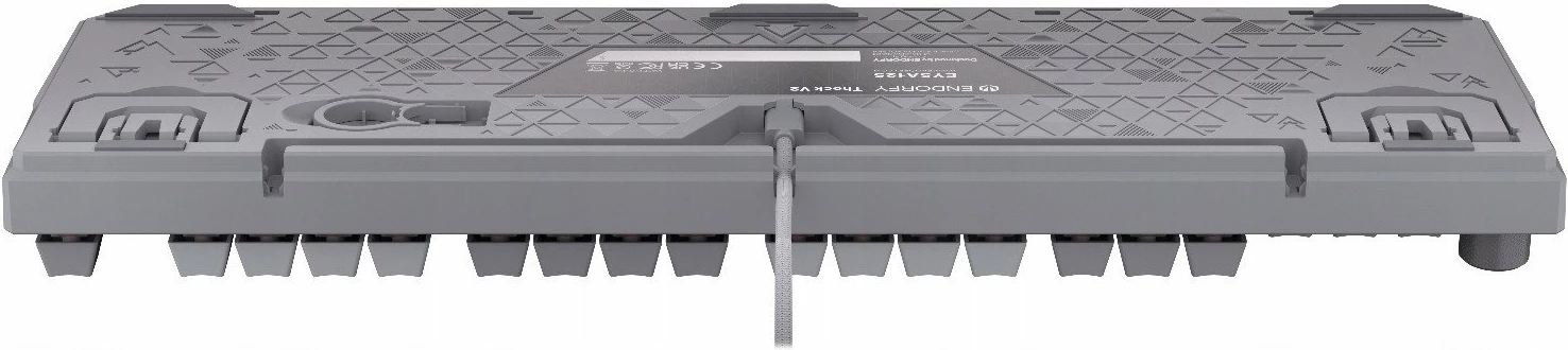Tastierë mekanike Endorfy Thock V2 EY5A125, 100% full-size, RGB, US ANSI, switch ENDORFY Red, gri, set me 2 switch rezervë