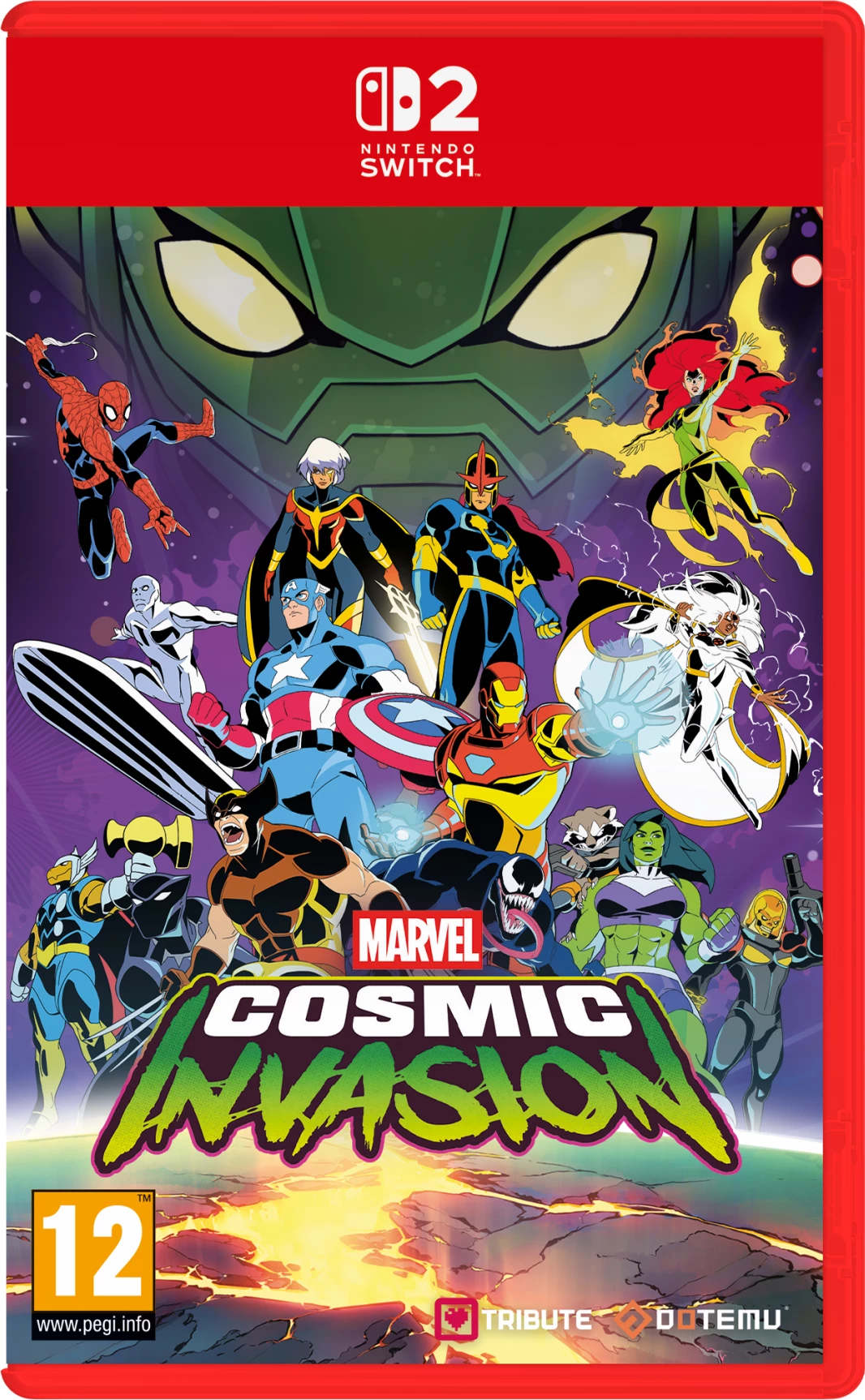 Lojë Dotemu Marvel Cosmic Invasion për Nintendo Switch 2, PEGI 12