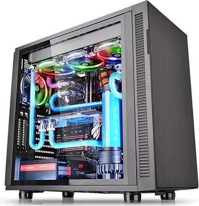 Kasë Thermaltake Suppressor F31 TG, Midi Tower, panel xhami i temperuar, e zezë