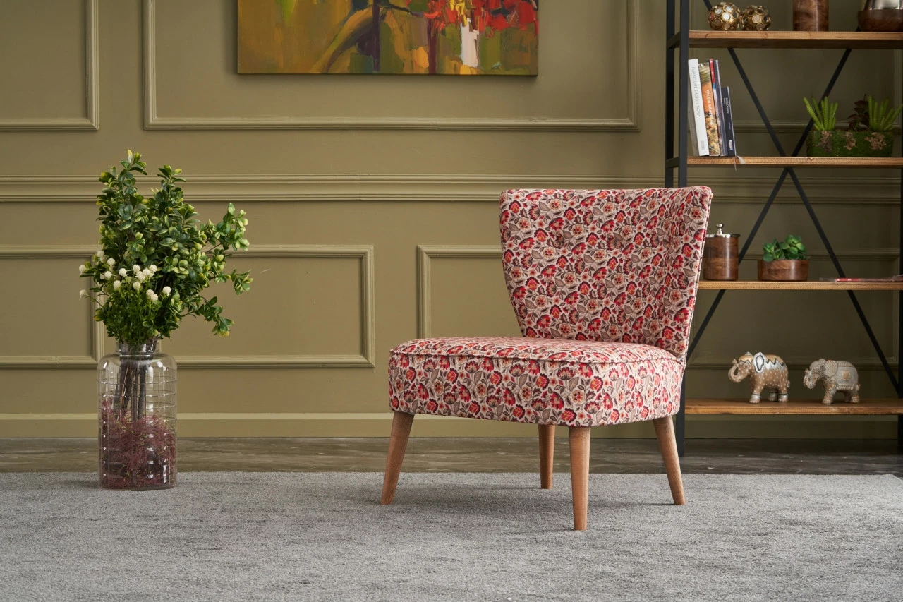 Karrige Wing Atelier del Sofa, model Viola Berjer Sardunya, shumëngjyrëshe