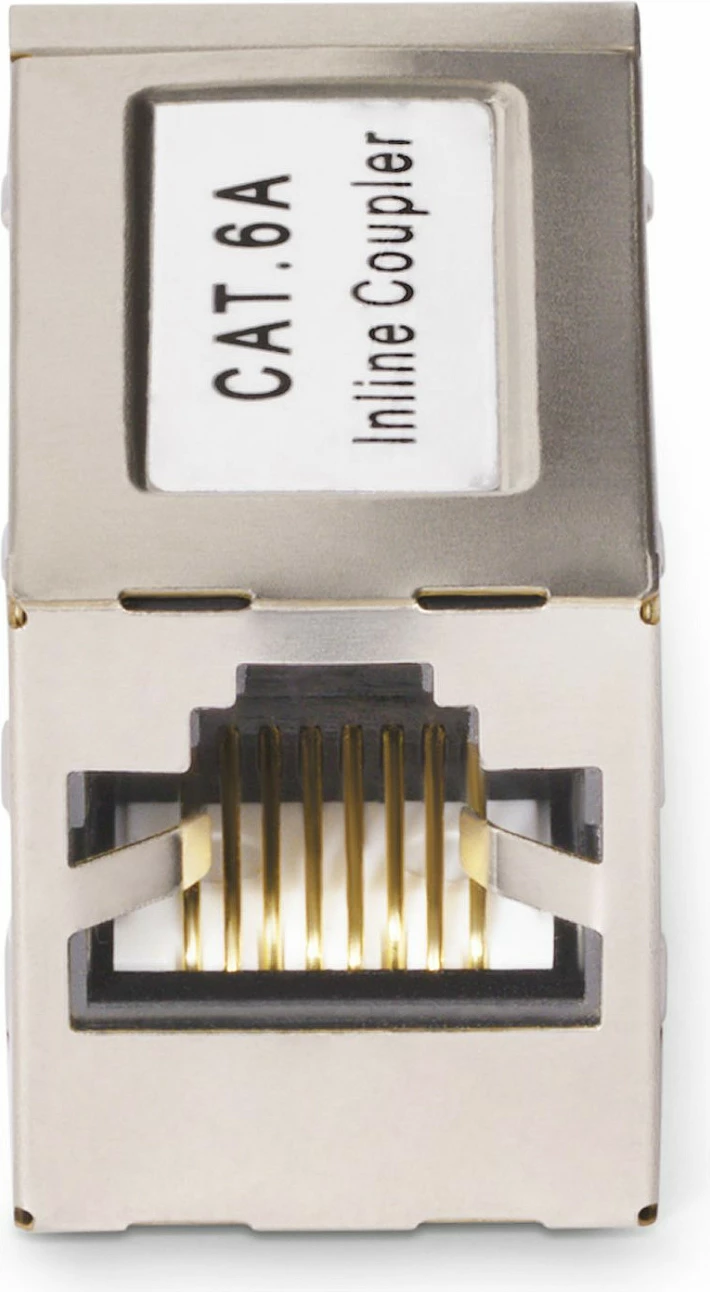 Kuplues RJ45 StarTech Cat6a, F/F, i mbrojtur, 10Gbps, argjendtë