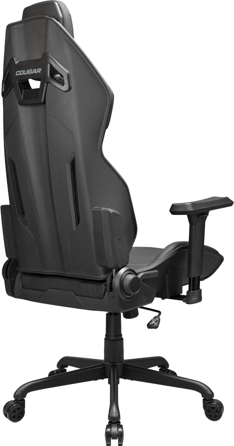 Karrige gaming COUGAR HOTROD, mbështetëse duarsh 3D, shtrirje 150°, deri 136 kg, e zezë