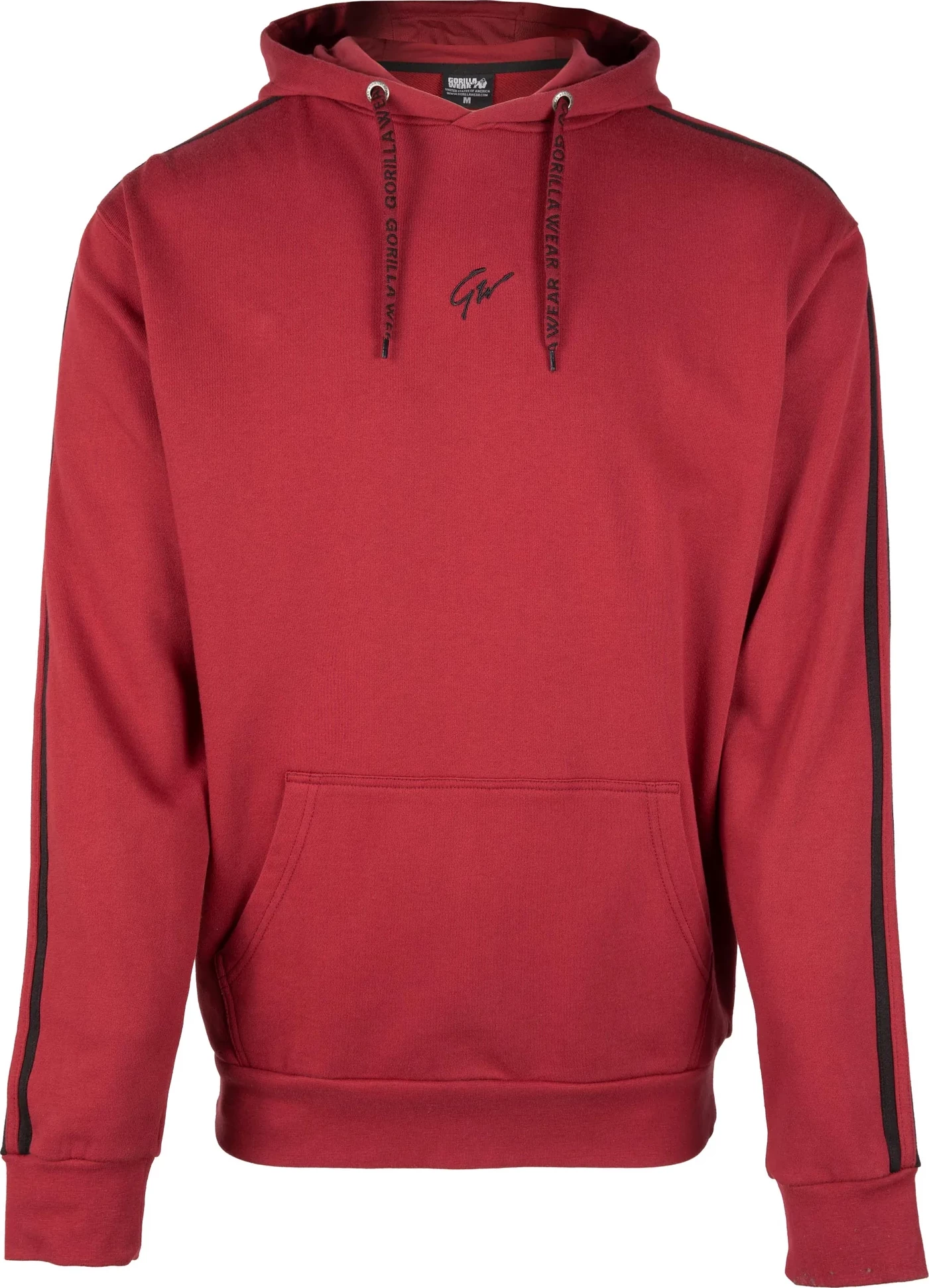 Banks Oversized Hoodie - Burgundy Red/Black