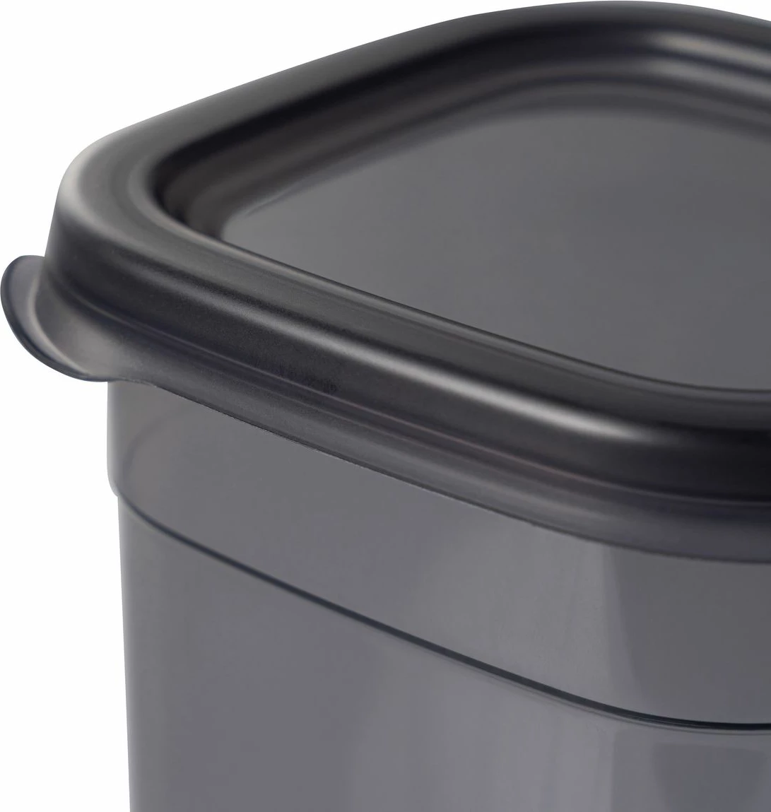 Set kuti plastike për organizim, anthracite, 6 copë, BNMPEGYAR06-2