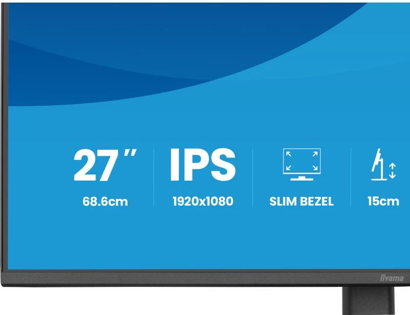 Monitor iiyama ProLite XB2793HSU-B1 27\" IPS 120Hz FHD Black