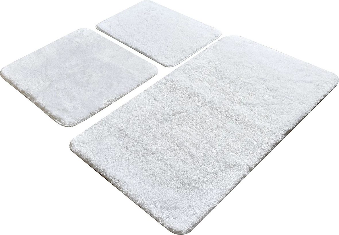 Set tapetash akrilike për banjo (3 copë), Mijölnir, Havai - e bardhë