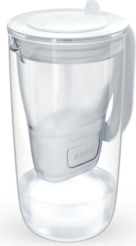 Ibrik filtruese uji BRITA Glass me filtër Maxtra Pro PP, 2.5L, Transparent/Gri