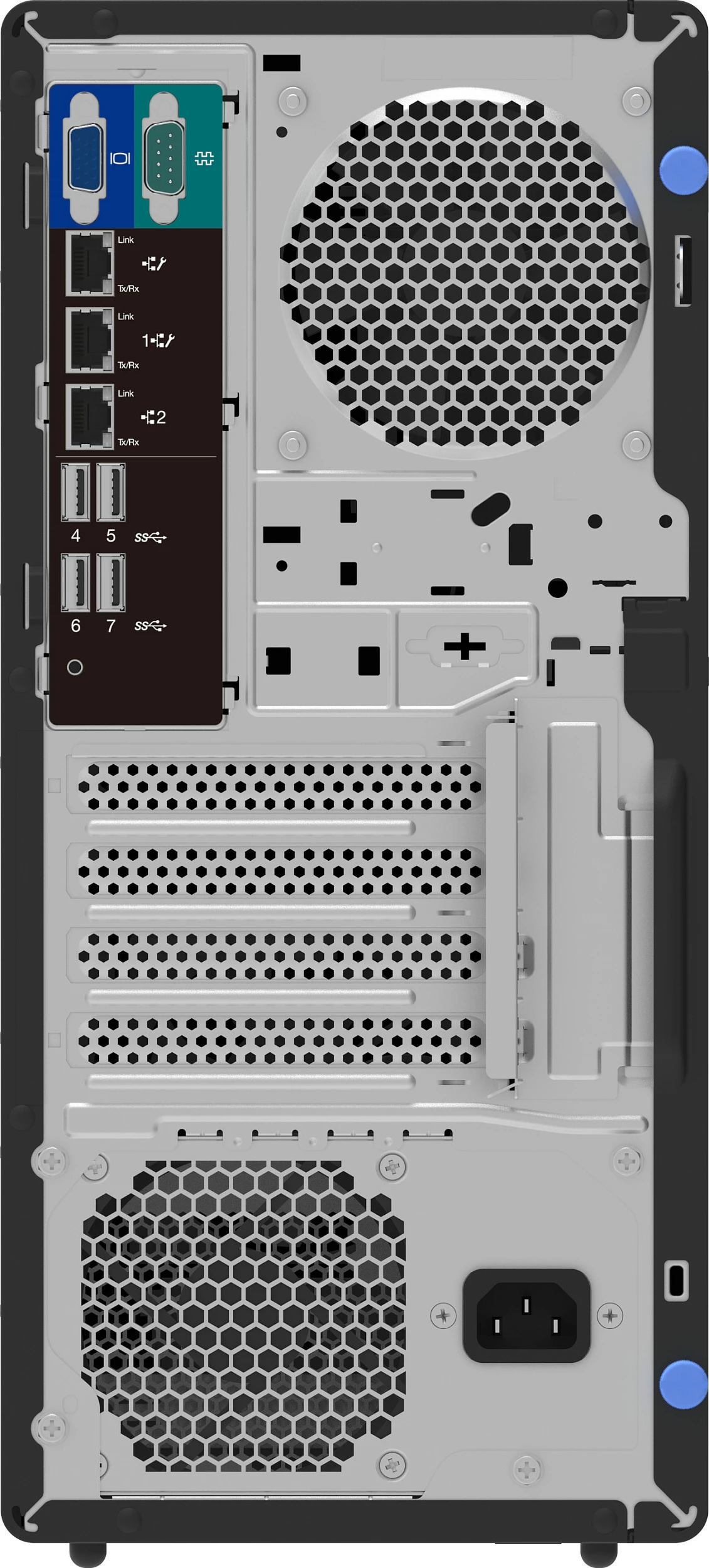 Server tower Lenovo ThinkSystem ST50 V3 7DF31001EA, Xeon 6315P 2.8GHz, 16GB DDR5 ECC, SSD 960GB, 2x Gigabit LAN, i zi