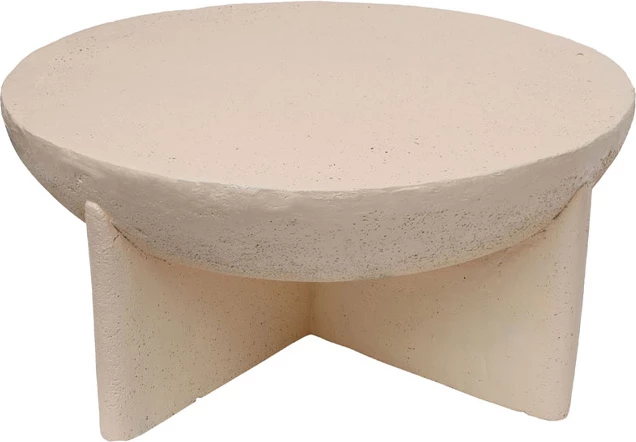 Tavolinë kafeje Latte, ngjyrë latte, 90x90x41cm