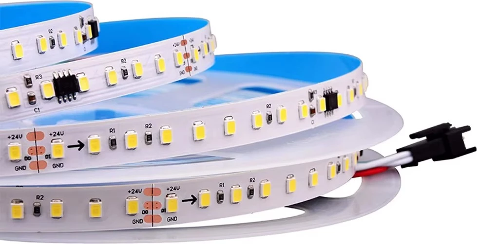 Shirit LED 24V IC 2835 – 120 LED/m, 10W/m, efekte dekorative me lëvizje 10M