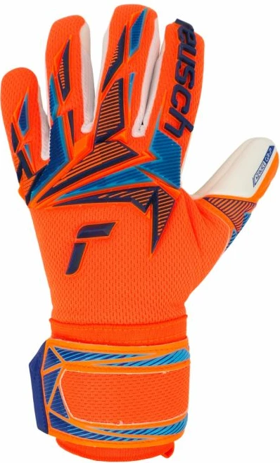 Doreza portieri për fëmijë Reusch Attrakt Freegel Advance, portokalli