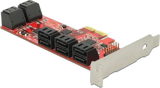 Kartë zgjerimi PCIe DeLOCK 89384, 10x SATA 6 Gbit/s, interne