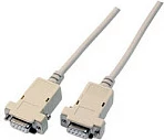 Kabllo D-Sub EFB Elektronik, 2 m, femër-femër, gri