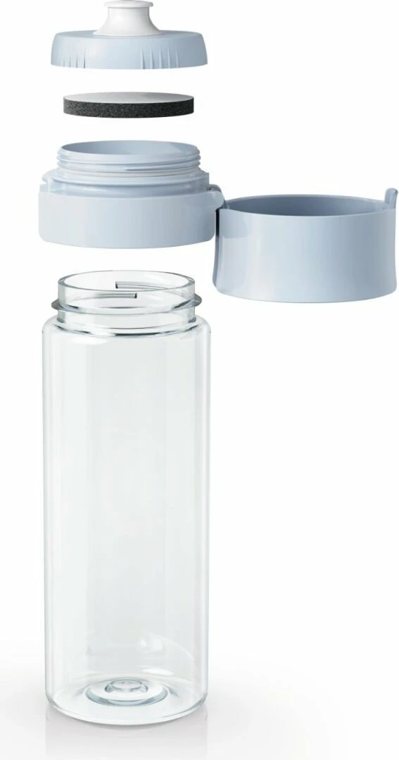 Shishe filtruese uji Brita Vital 600 ml + 5 disqe MicroDisc, blu pastel