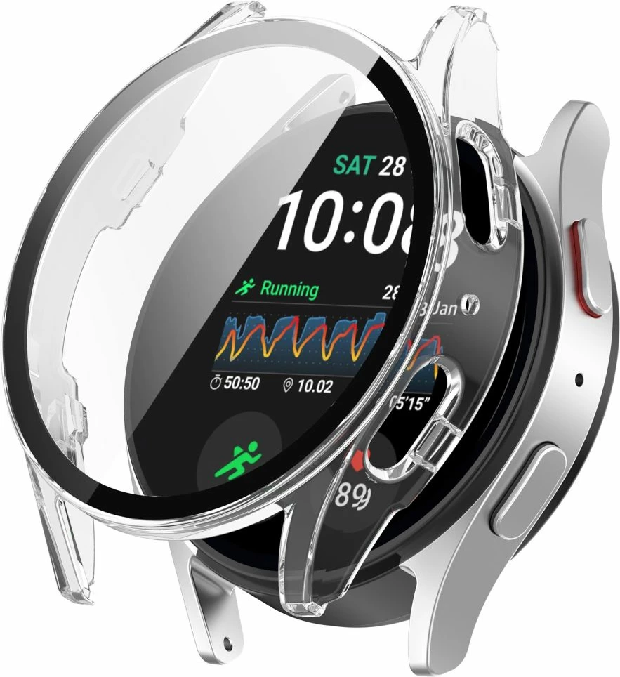 Mbështjellës Tech-Protect Defense360 për Samsung Galaxy Watch 7 40mm, Transparent