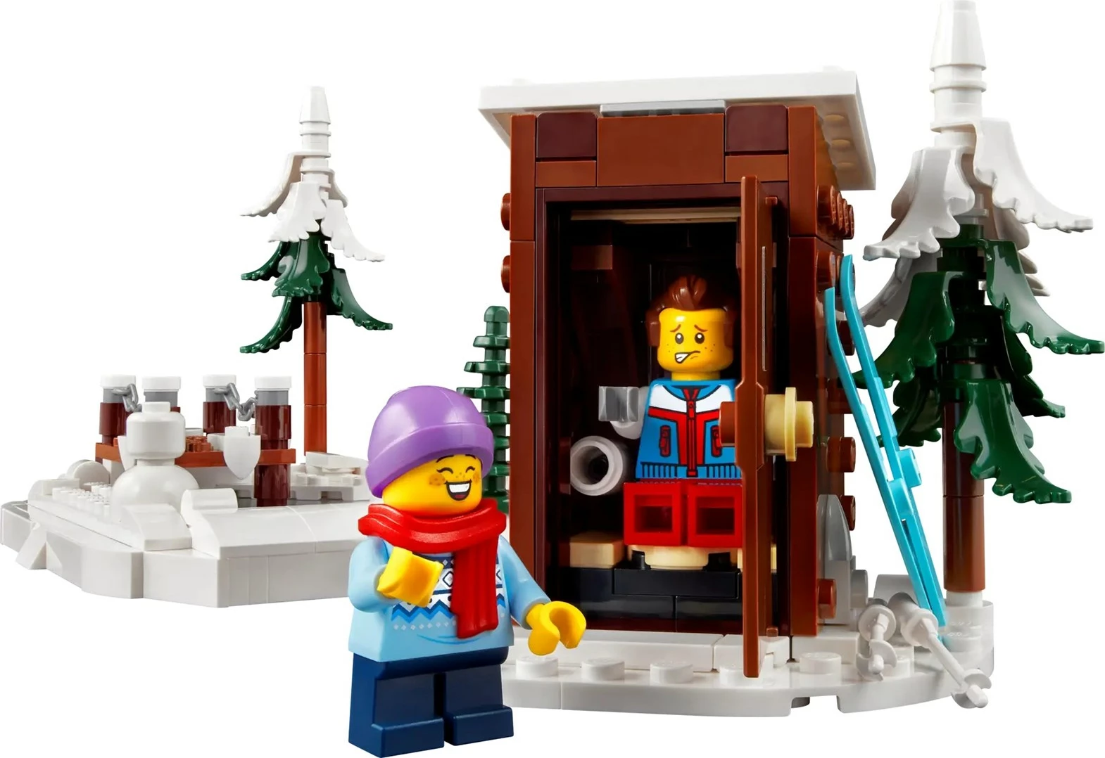 Set LEGO ICONS Alpine Lodge 10325, 1517 pjesë, me 5 minifigura