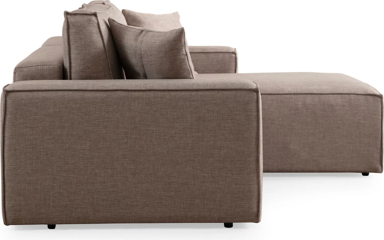 Kënd-sofë krevati Atelier del Sofa, kënd i djathtë, kafe