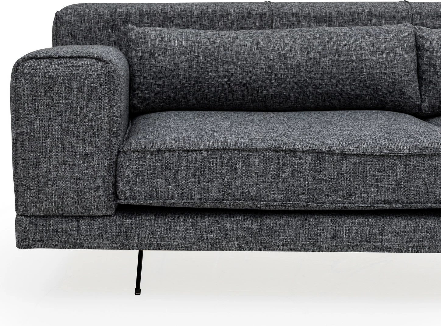 Këndollëse Jivago, kënd i djathtë, ngjyrë gri, Atelier del Sofa