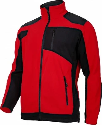 Xhaketë fleece e përforcuar LAHTI PRO L4011502, M, kuqe-zi