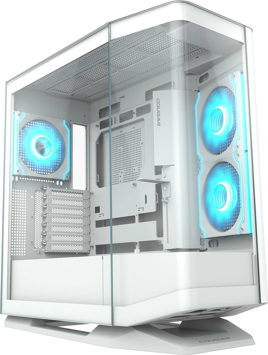 Kasë Cougar FV270 ARGB midi tower e bardhë