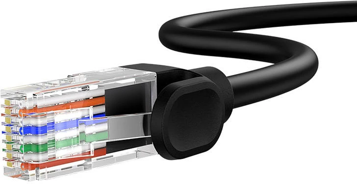 Kabllo rrjeti Baseus CAT5, 2m, e zezë