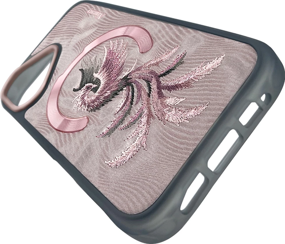 Mbështjellës Nimmy Magnetic Fantasy Animal MagSafe për iPhone 16 6.1\", Rose Gold