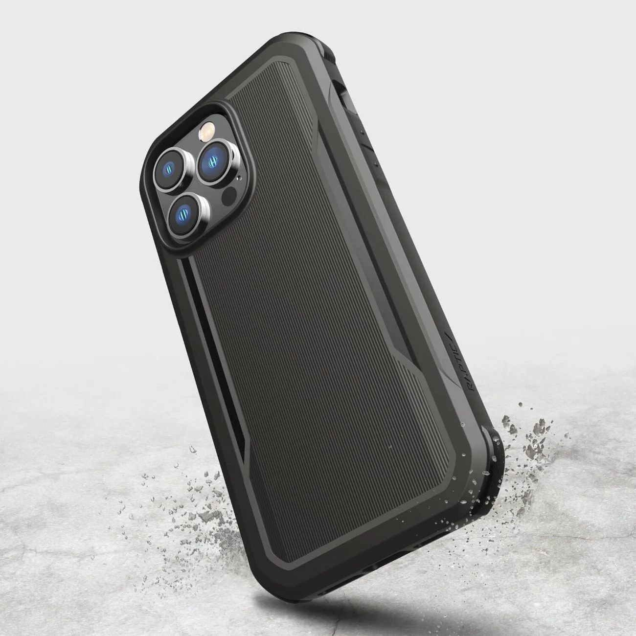 Mbështjellës Raptic X-Doria Fort Case për iPhone 14 Pro me MagSafe, i zi