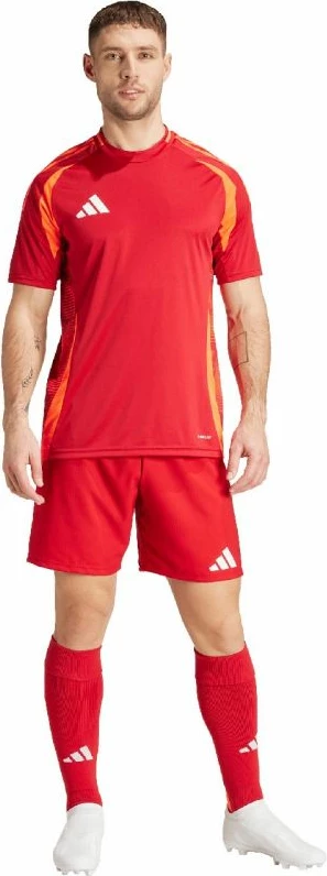Shorce për meshkuj adidas Tiro 24, të kuqe dhe portokalli