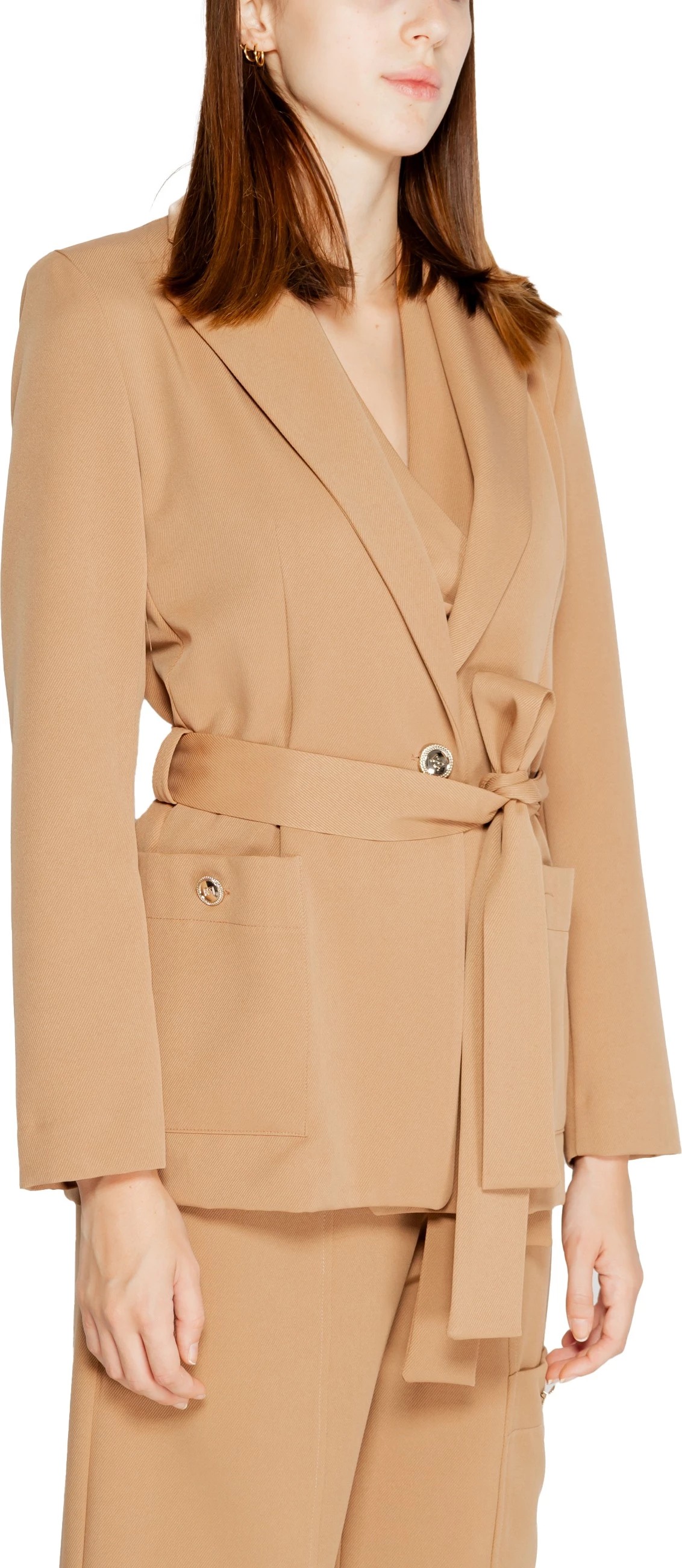 Blazer për femra Rinascimento CFC0119871003, bezhë e errët [Madhësia: XL]