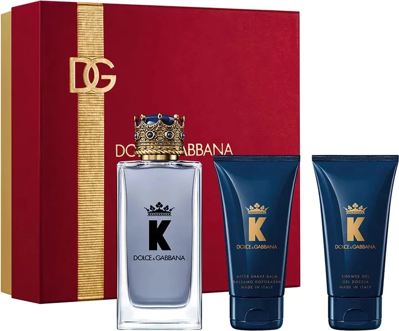 Set për meshkuj Dolce & Gabbana K Eau de Toilette 100ml, Shower Gel 50ml, After Shave Balm 50ml