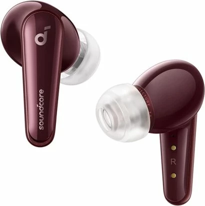 Kufje ANKER Soundcore Liberty 4 A3953G81 pa tela Hi-Res LDAC me audio hapësinor 360° dhe sensor të rrahjeve të zemrës, e kuqe, me kuti karikimi