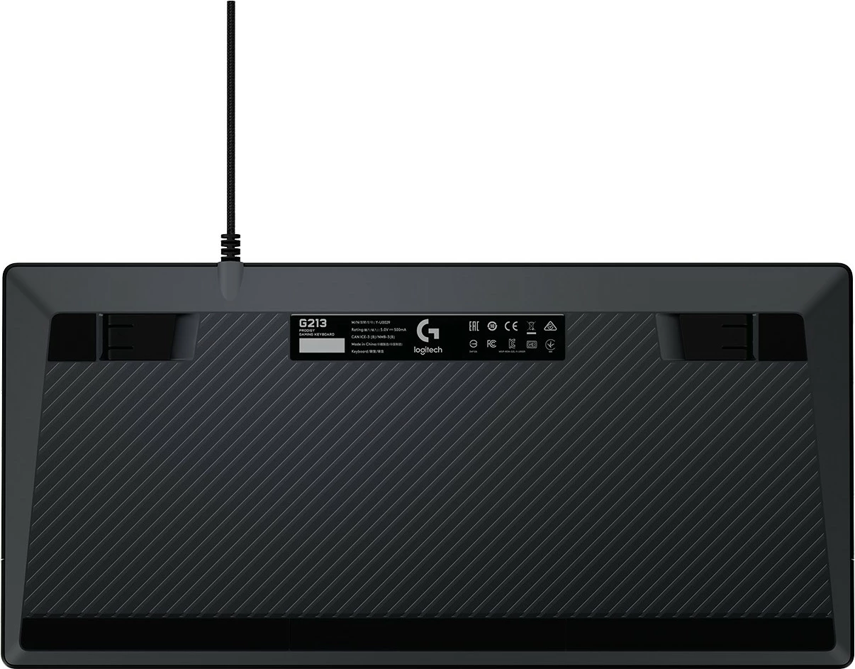 Tastierë gaming Logitech G213 Prodigy me drita RGB, me kabllo, e zezë