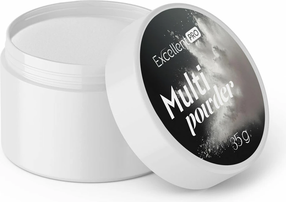 Pluhur akrilik për femra Excellent PRO Multi Powder Clear, 35g