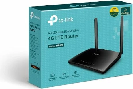 Router 4G LTE TP-LINK Archer MR400 AC1200 Dual Band, Nano SIM, i zi