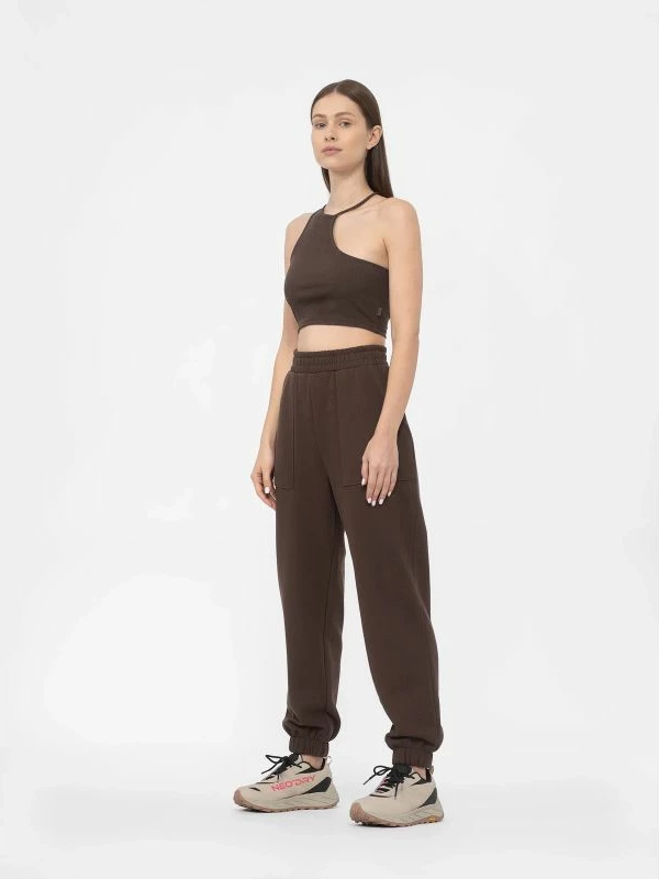 Crop top njëkrahëshe 4f për femra