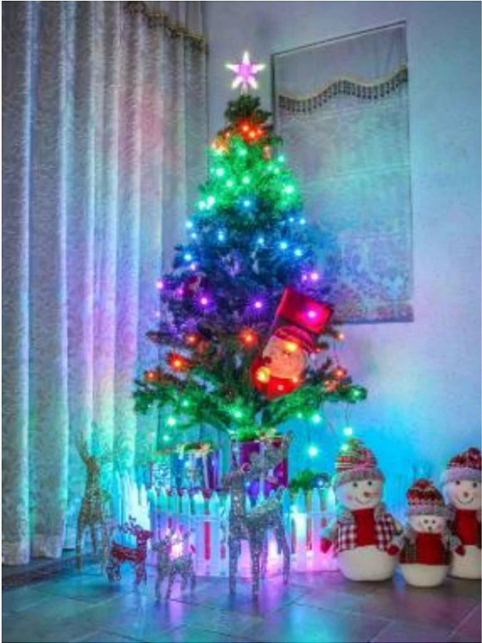 Shirit LED Synergy21 XMAS, 1.9 m, 98 LED, multicolor, me telekomandë, IP20