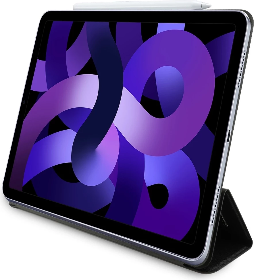 Mbështjellës Karl Lagerfeld Saffiano Magnetic Karl & Choupette për iPad Air 13" 2024, i zi