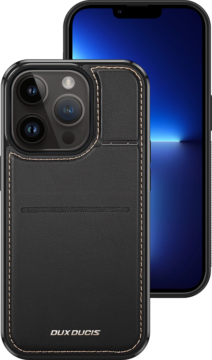 Mbështjellës Dux Ducis Rafi Mag për iPhone 13 Pro, me MagSafe, RFID Blocker, i zi