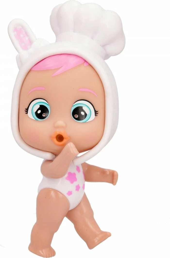 Kukull Cry Babies Magic Tears Di Stars Talent Coney, Tm Toys, plastikë, me aksesorë, rozë/bardhë
