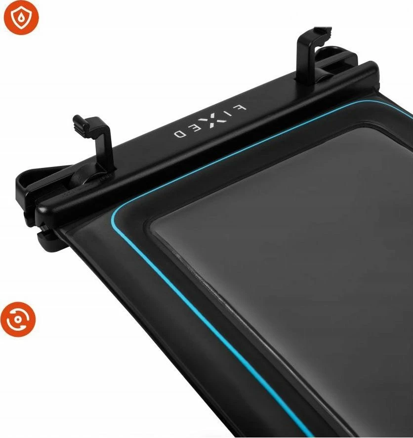 Mbështjellës i papërshkueshëm prej ujit Fixed Float Max universal deri 7.5\", IPX8, me litar qafe, i zi