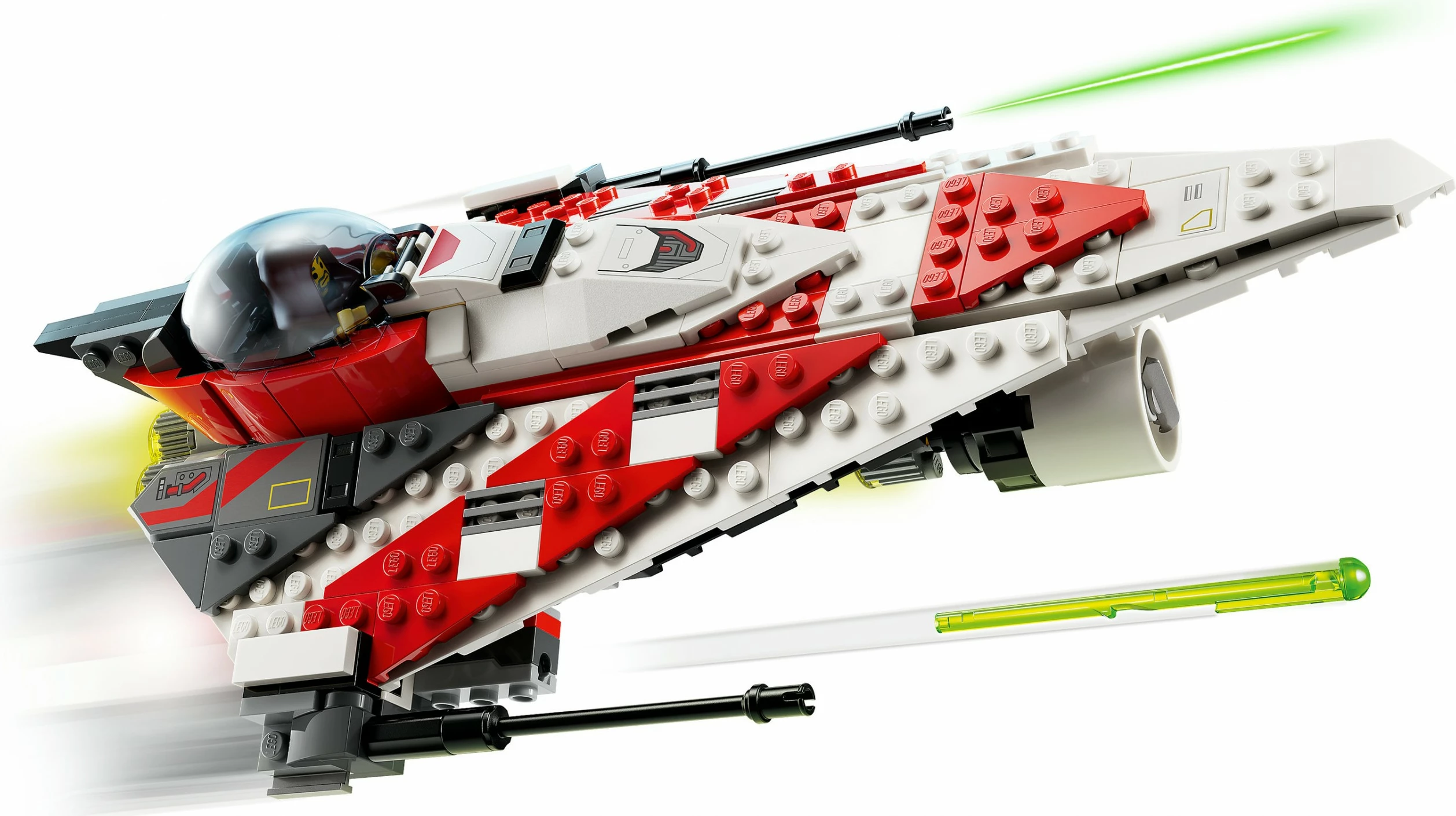 Set ndërtimi LEGO Jedi Bob's Starfighter, 305 pjesë, shumëngjyrësh
