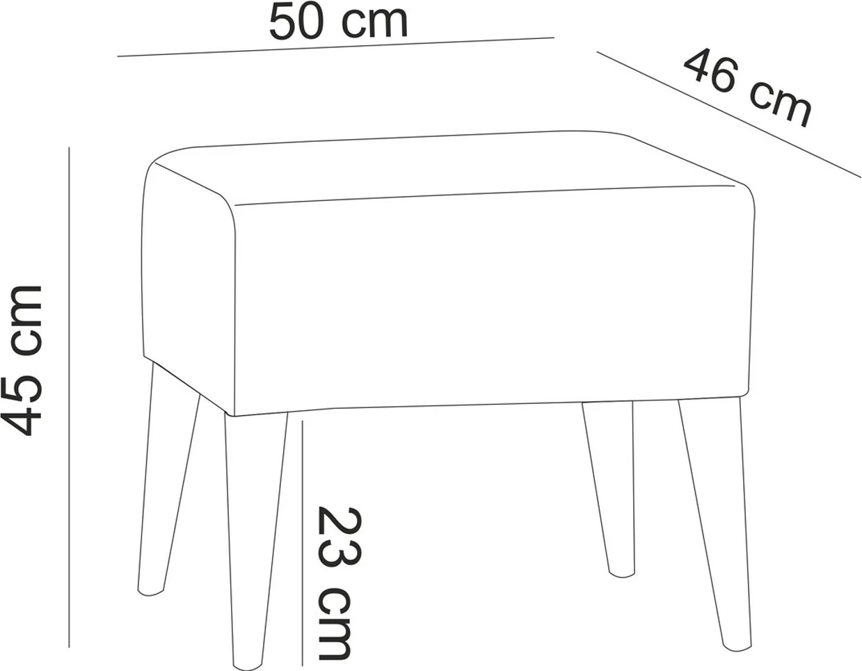 Tuffet Atelier del Sofa, ngjyrë e gjelbër, Zeni