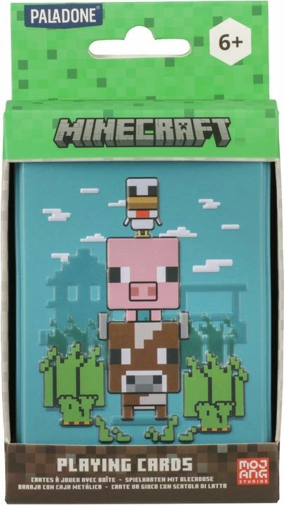 Letra loje Paladone Minecraft Animals, set 54 copë, me kuti metalike