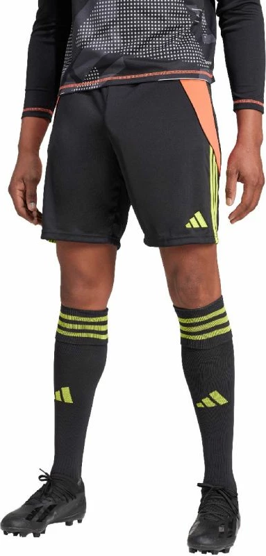 Shorce për meshkuj adidas Tiro 24, të zeza me portokalli