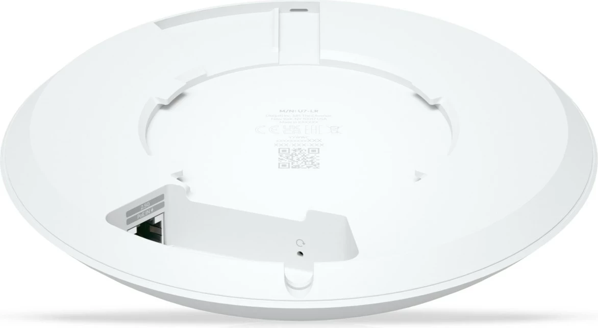 Access point Ubiquiti U7-LR, 7300 Mbit/s, i bardhë, PoE