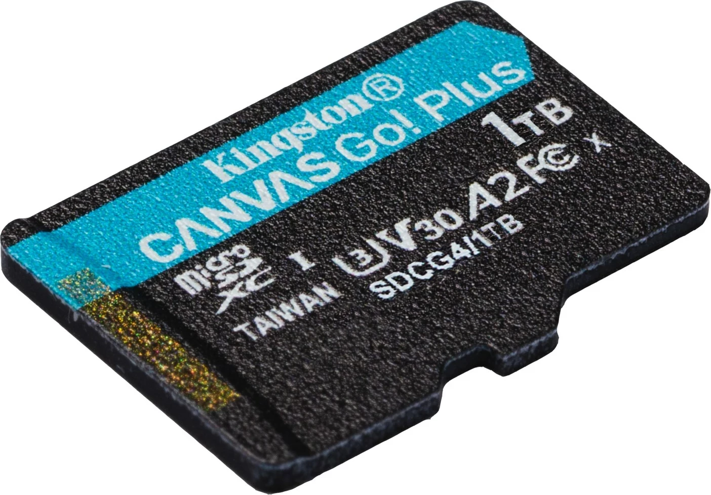 Kartelë memorie microSDXC Kingston Canvas Go Plus Gen4 1TB me adapter, E zezë