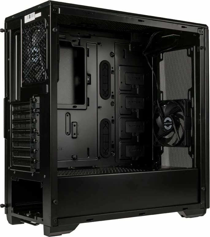 Kasë Phanteks Eclipse P400A DRGB Midi Tower ATX/E-ATX, 3x120mm RGB, xham i temperuar, e zezë