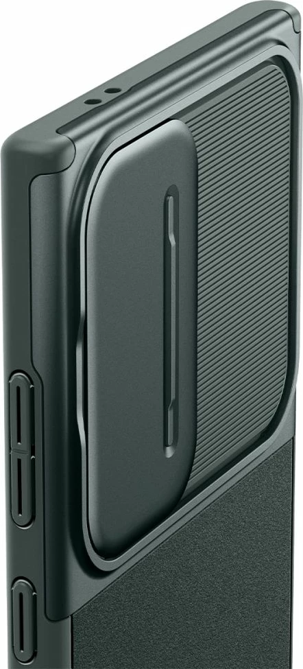 Mbështjellës Spigen Optik Armor për Samsung Galaxy S24 Ultra, Gjelbër e errët